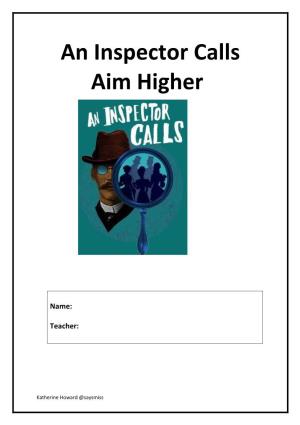 An Inspector Calls Aim Higher
