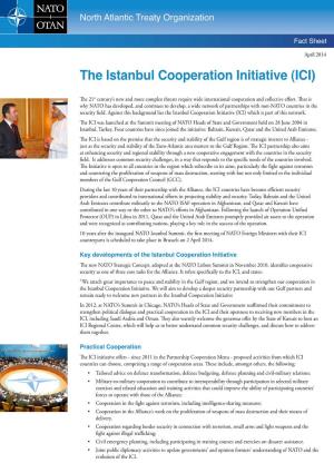 The Istanbul Cooperation Initiative (ICI)