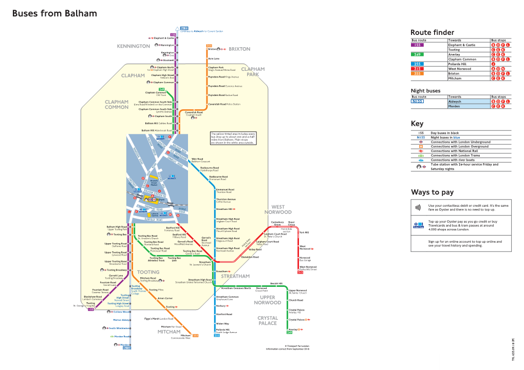 Buses from Balham