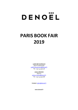 Paris Book Fair 2019