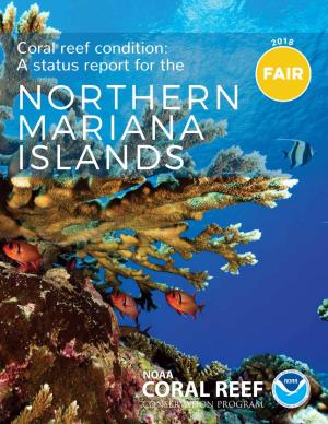 Coral Reef Status Report for the Northern Mariana Islands