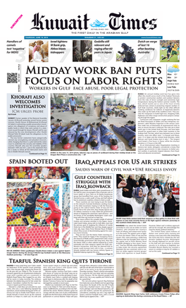 Midday Work Ban Puts Focus on Labor Rights