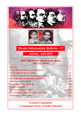 CPI(Maoist) Information Bulletin-37