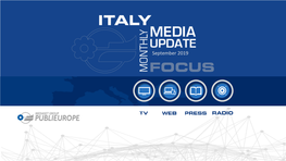 Advertising Market ▪ the Italian Online Scenario - January - August 2019