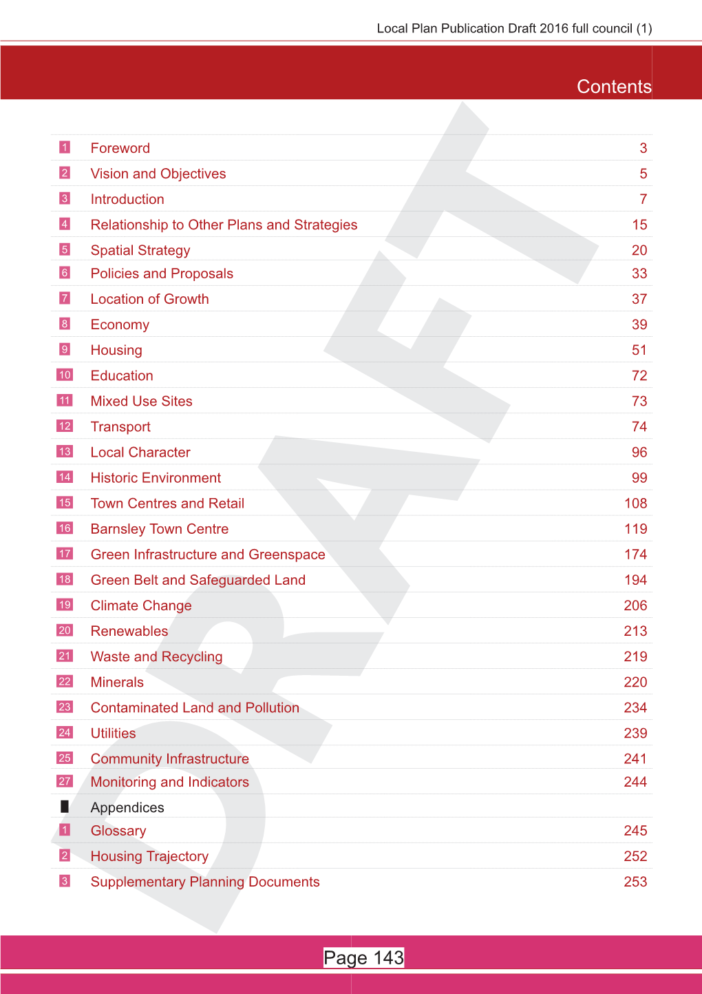 Contents Page