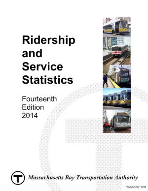 Ridership and Service Statistics