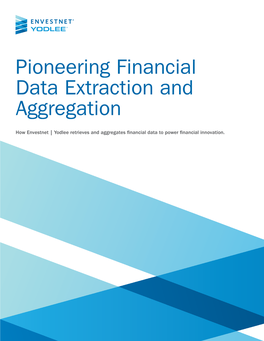 Pioneering Financial Data Extraction and Aggregation