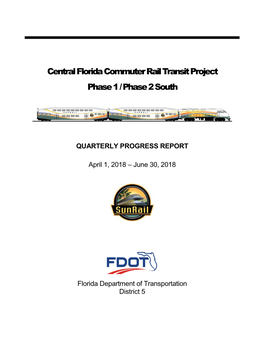 Central Florida Commuter Rail Transit Project Phase 1 / Phase 2 South