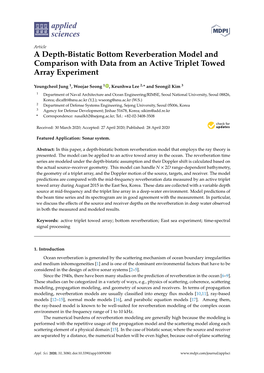 A Depth-Bistatic Bottom Reverberation Model and Comparison with Data from an Active Triplet Towed Array Experiment