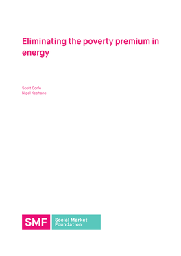 Eliminating the Poverty Premium in Energy