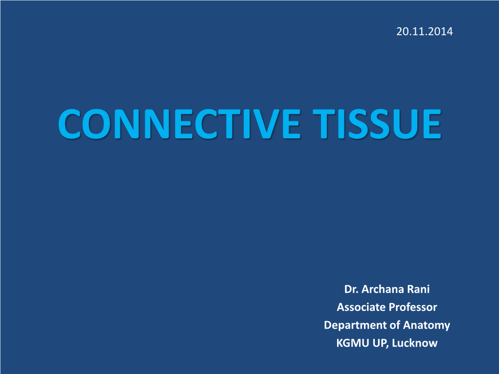 Connective Tissue