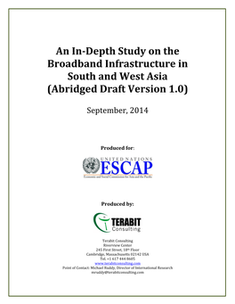 An In-Depth Study on the Broadband Infrastructure in South and West Asia