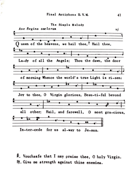 Gregorian Chant Employs Additional Modes, but They Do Not Appear in This Collection