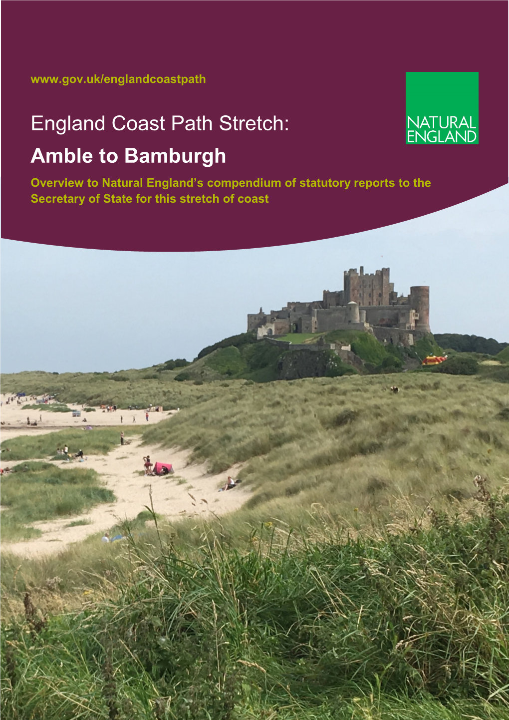 Amble to Bamburgh | Overview Map A: Key Map- Amble to Bamburgh