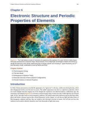 Chapter 6 Electronic Structure and Periodic Properties of Elements 281