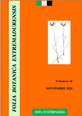 Folia Botanica Extremadurensis, 14