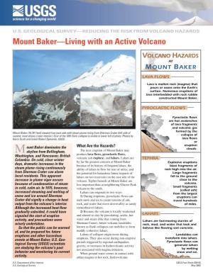 Mount Baker—Living with an Active Volcano