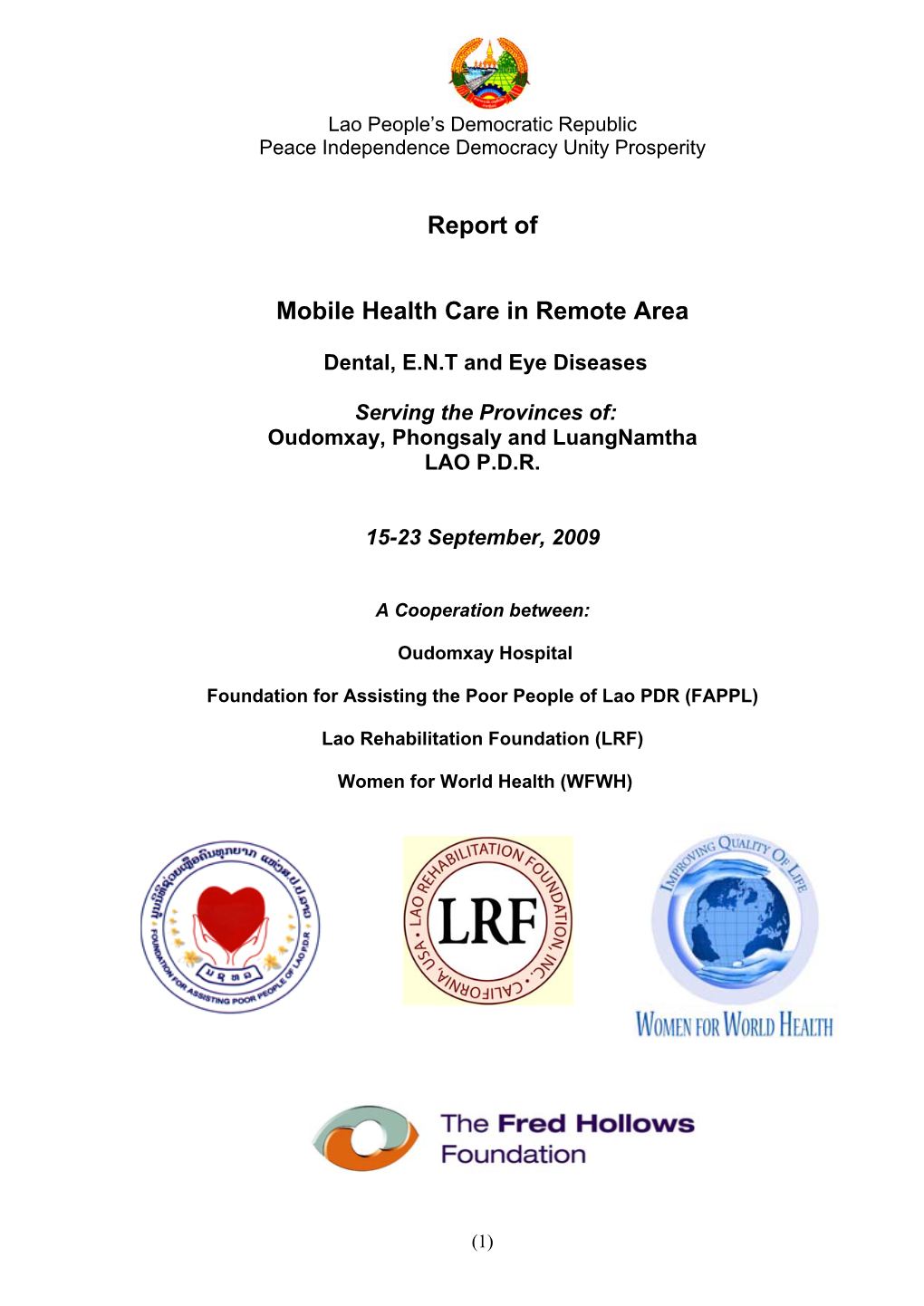 Mobile Health Care for Dental, E