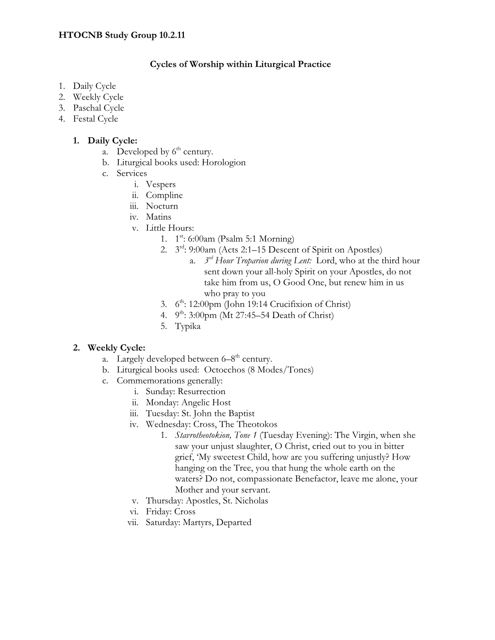 HTOCNB-10.2.11 Liturgical Year