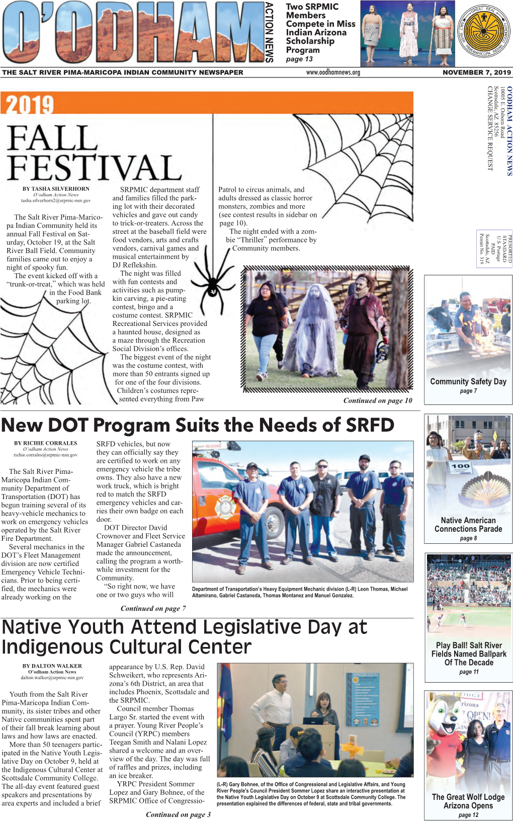Native Youth Attend Legislative Day at Indigenous Cultural Center