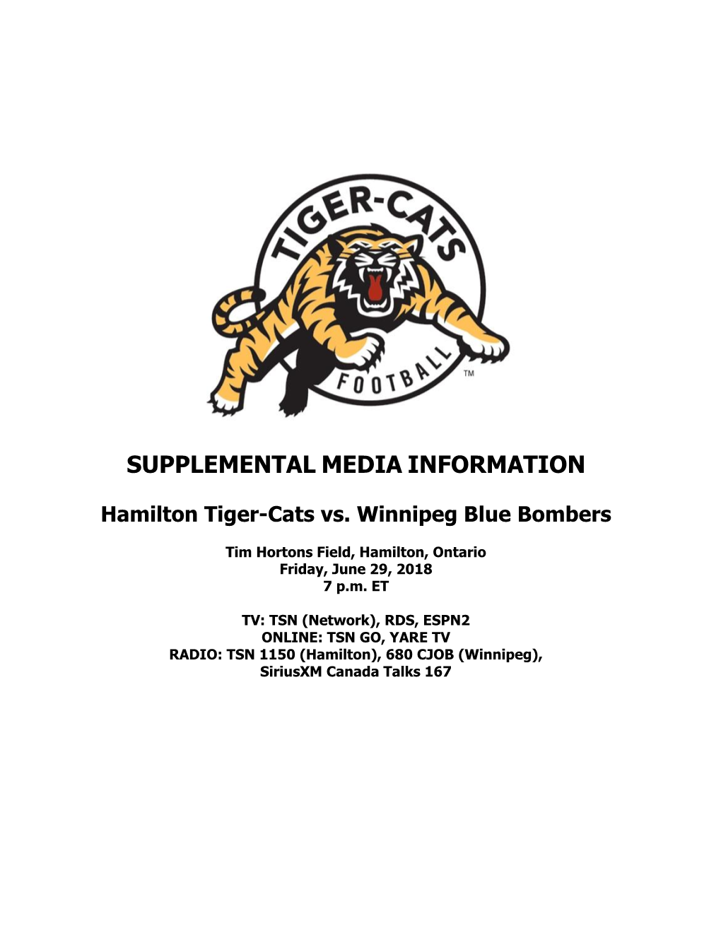 Supplemental Media Information