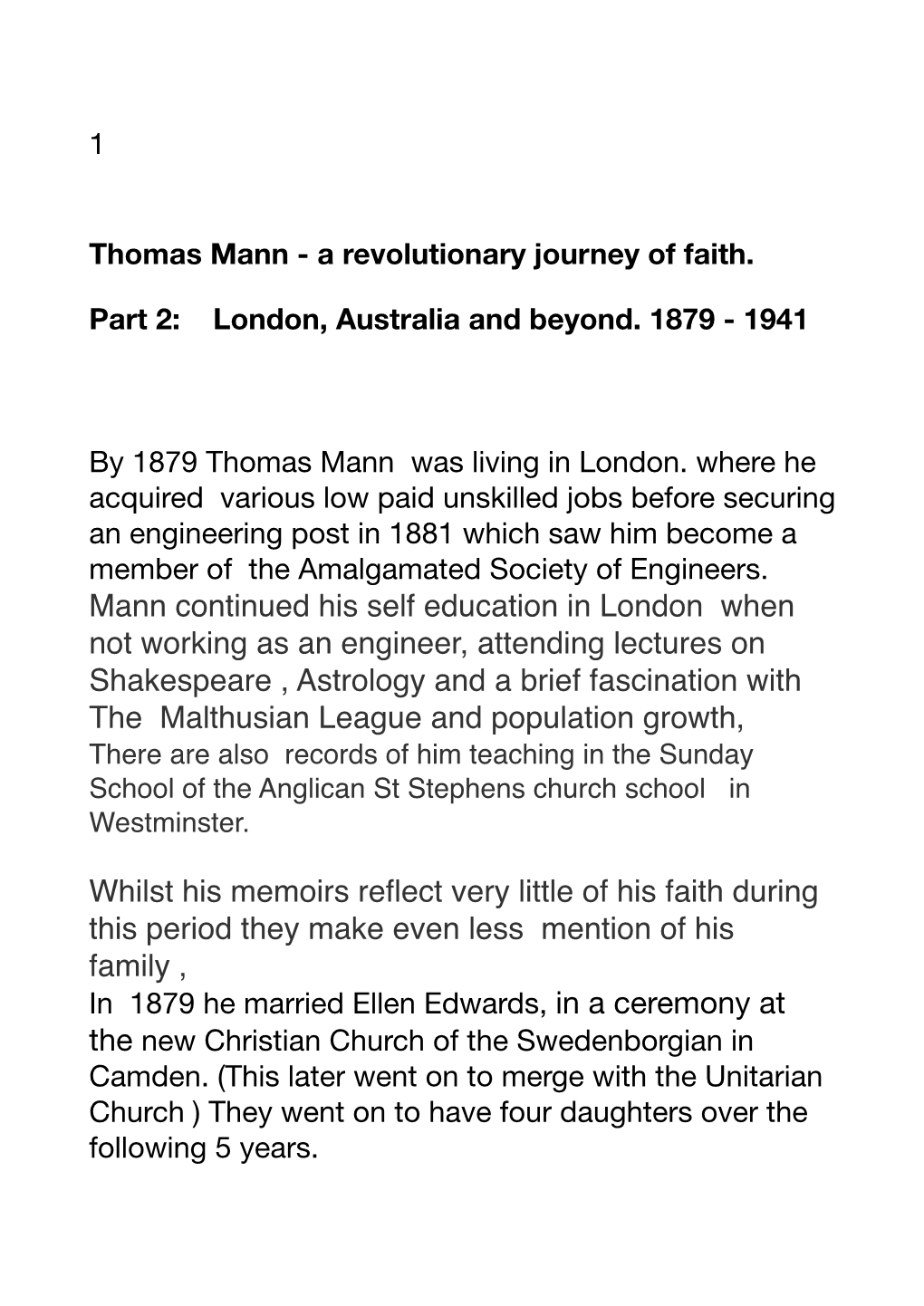 Thomas Mann - a Revolutionary Journey of Faith