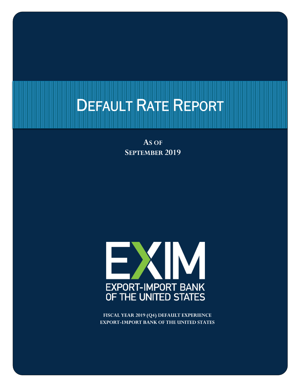 EXIM Bank Default Report