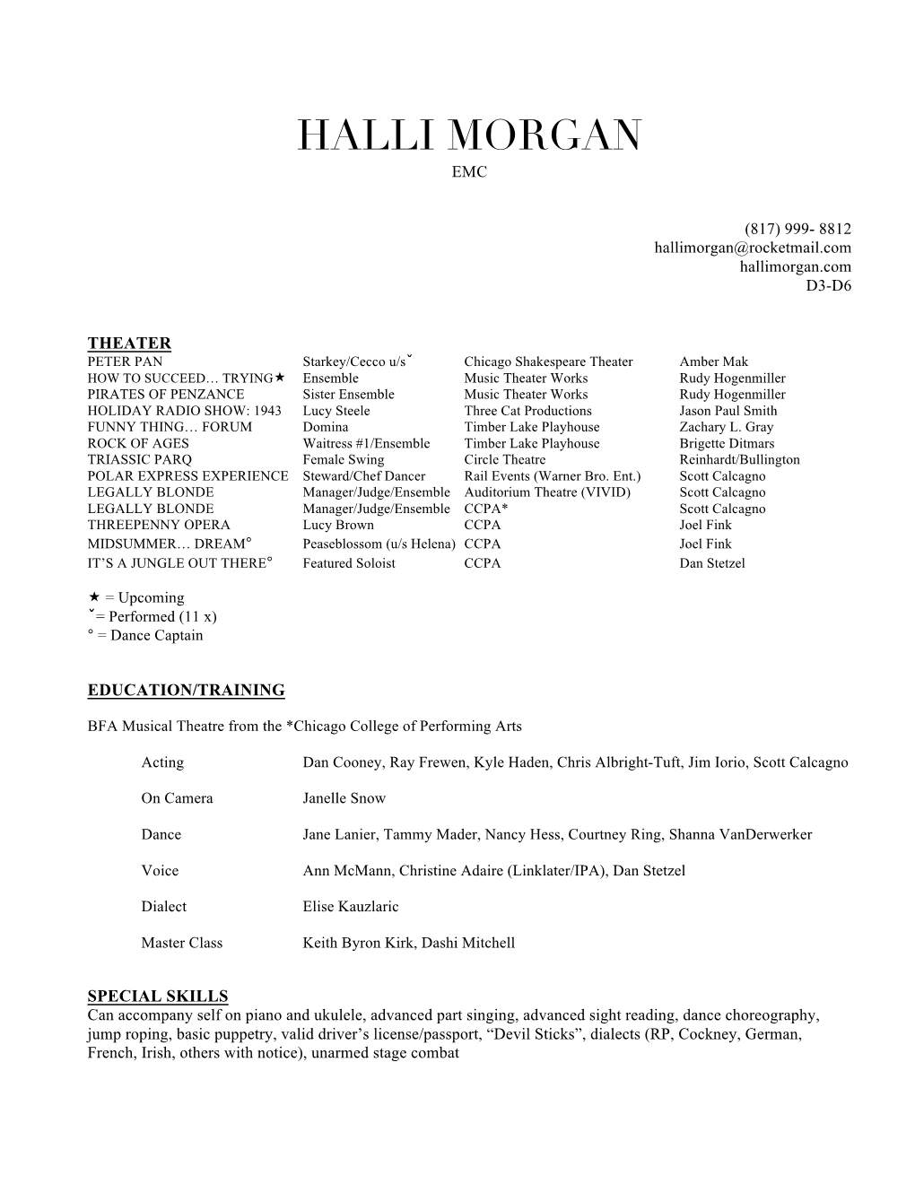 Halli Morgan Emc