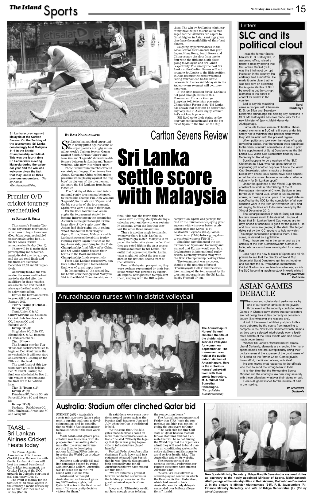 Sri Lanka Settle Score with Malaysia