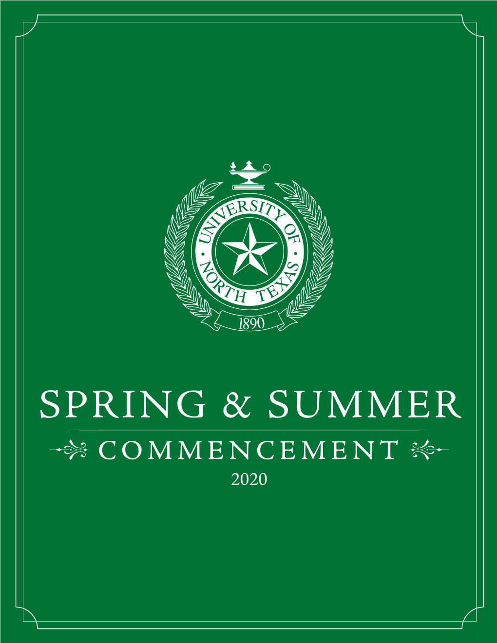 Download the Spring & Summer Commencement 2020 Program