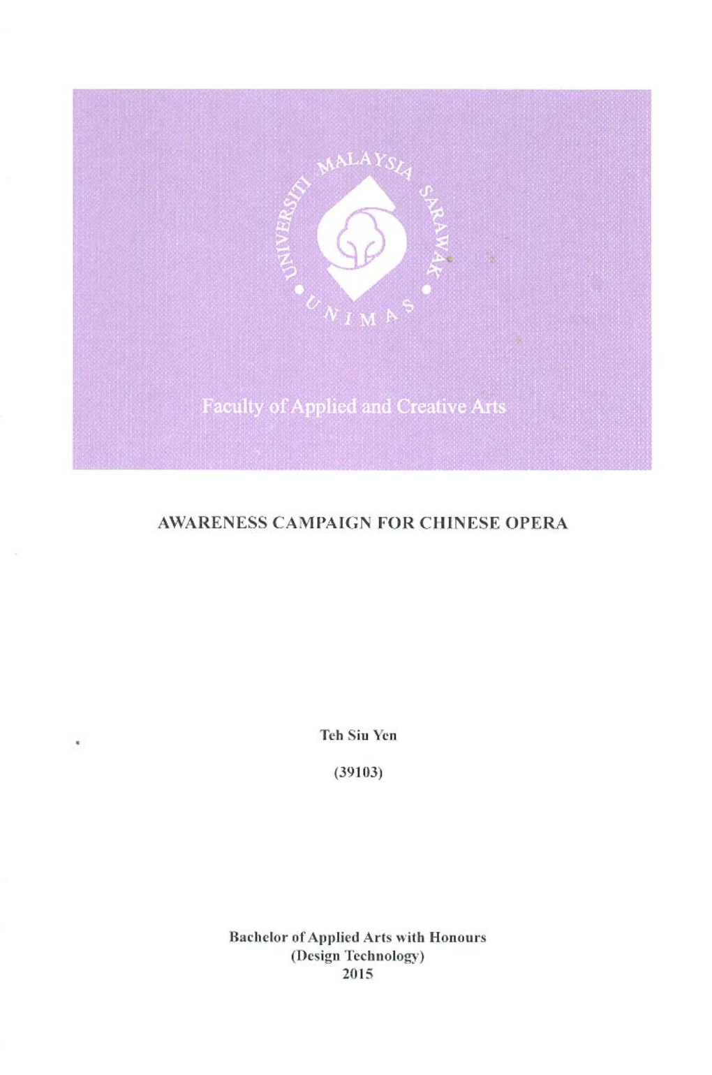 Awareness Campaign for Chinese Opera (24Pgs).Pdf