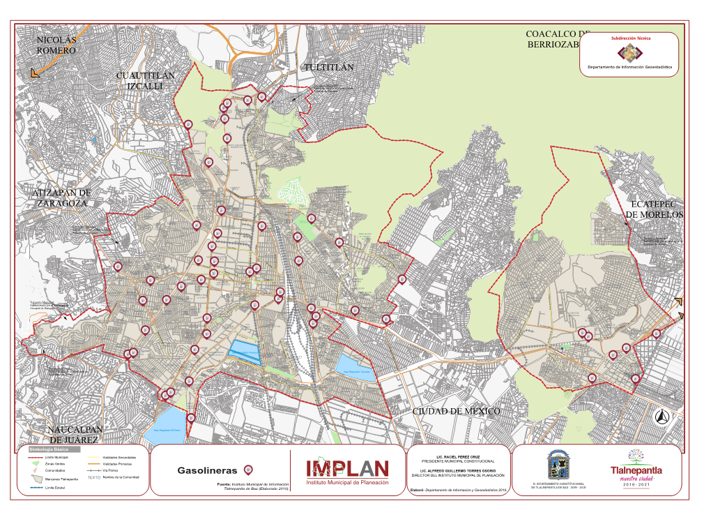 Tultitlán Nicolás Romero Ecatepec De Morelos Atizapán De Zaragoza Cuautitlán Izcalli Naucalpan De Juárez Ciudad De Mexico C