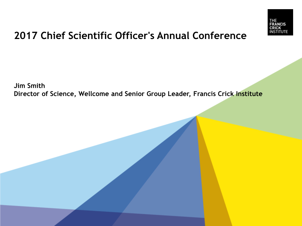 2017 Chief Scientific Officer's Annual Conference