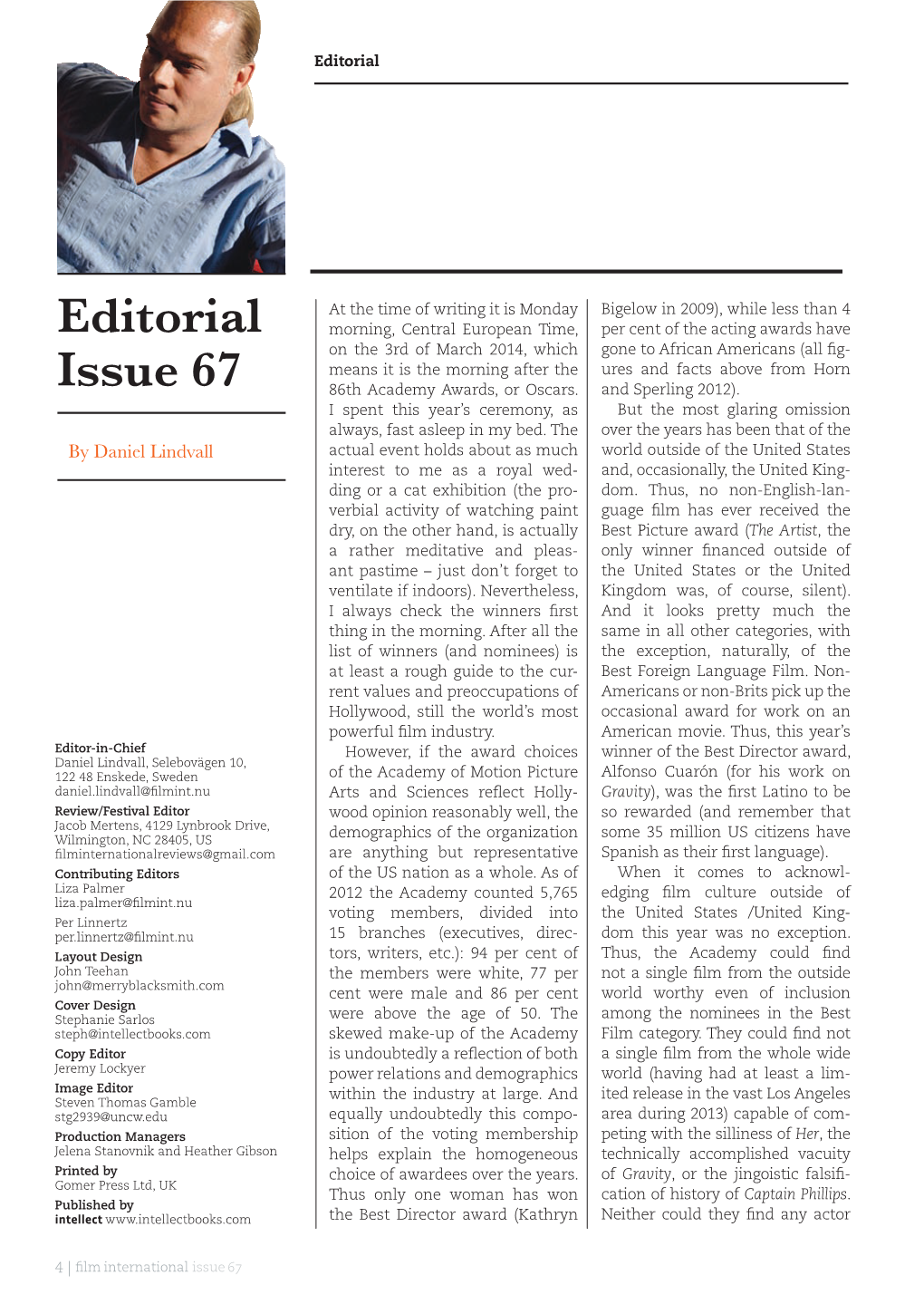 Editorial Issue 67