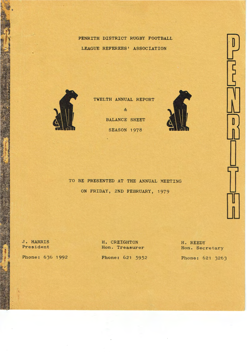 12Th Annual Report 1979