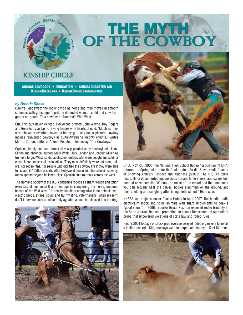 The Myth of the Cowboy: Rodeo Cruelty