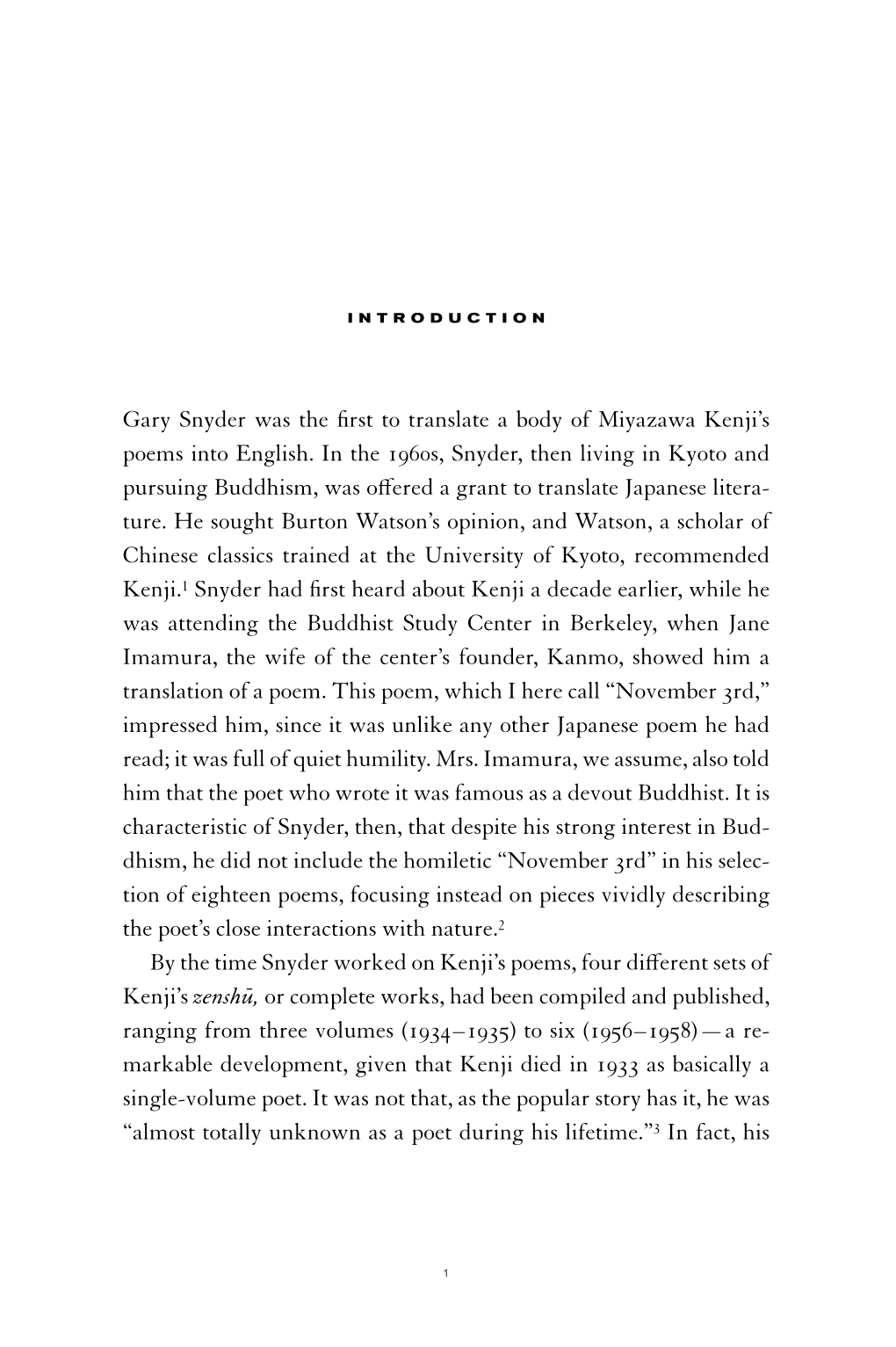 Gary Snyder Was the Wrst to Translate a Body of Miyazawa Kenji's Poems