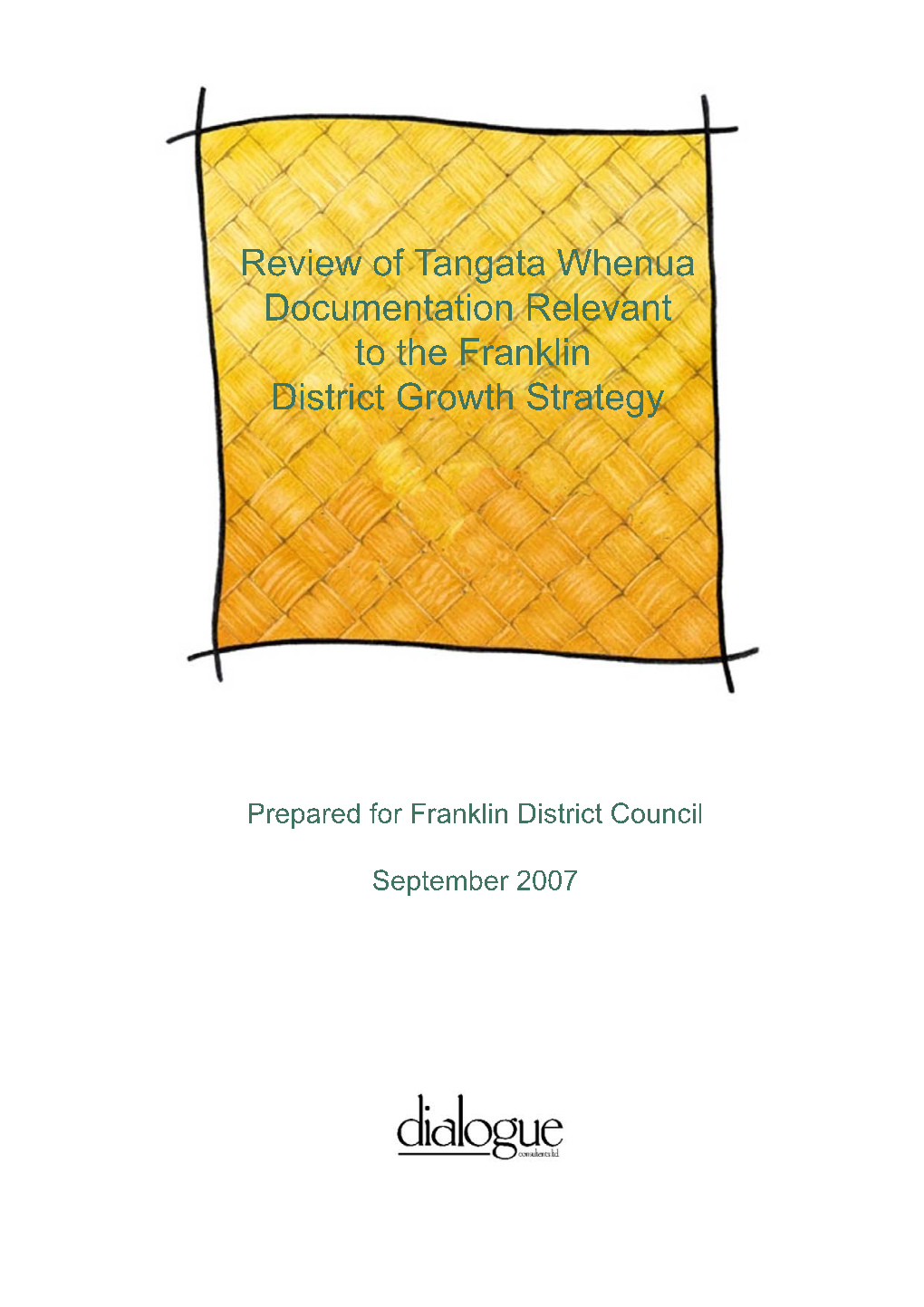 Tangata Whenua Strategy.Pdf