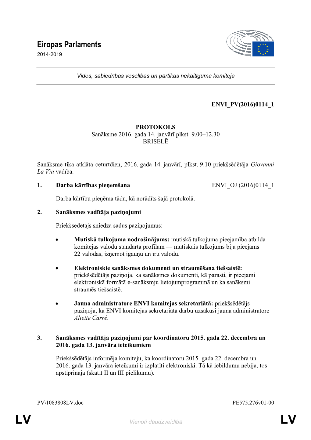 Eiropas Parlaments 2014-2019