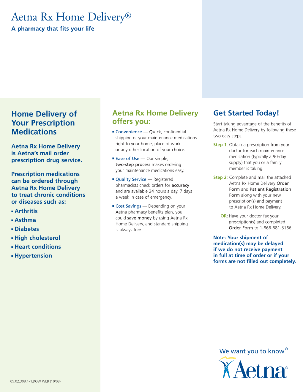 Aetna Rx Home Delivery® a Pharmacy That Fits Your Life