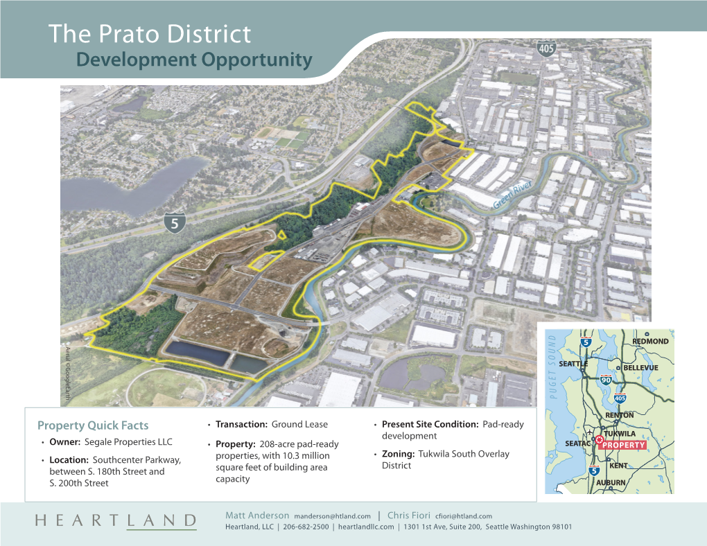 The Prato District Development Opportunity