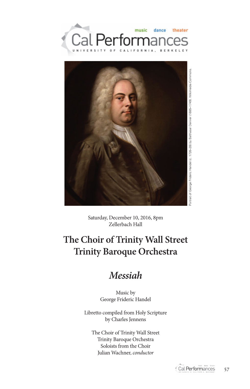 The Choir of Trinity Wall Street Trinity Baroque Orchestra Messiah