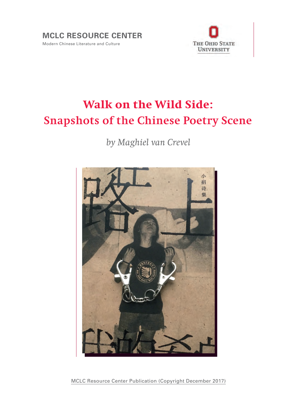 Snapshots of the Chinese Poetry Scene