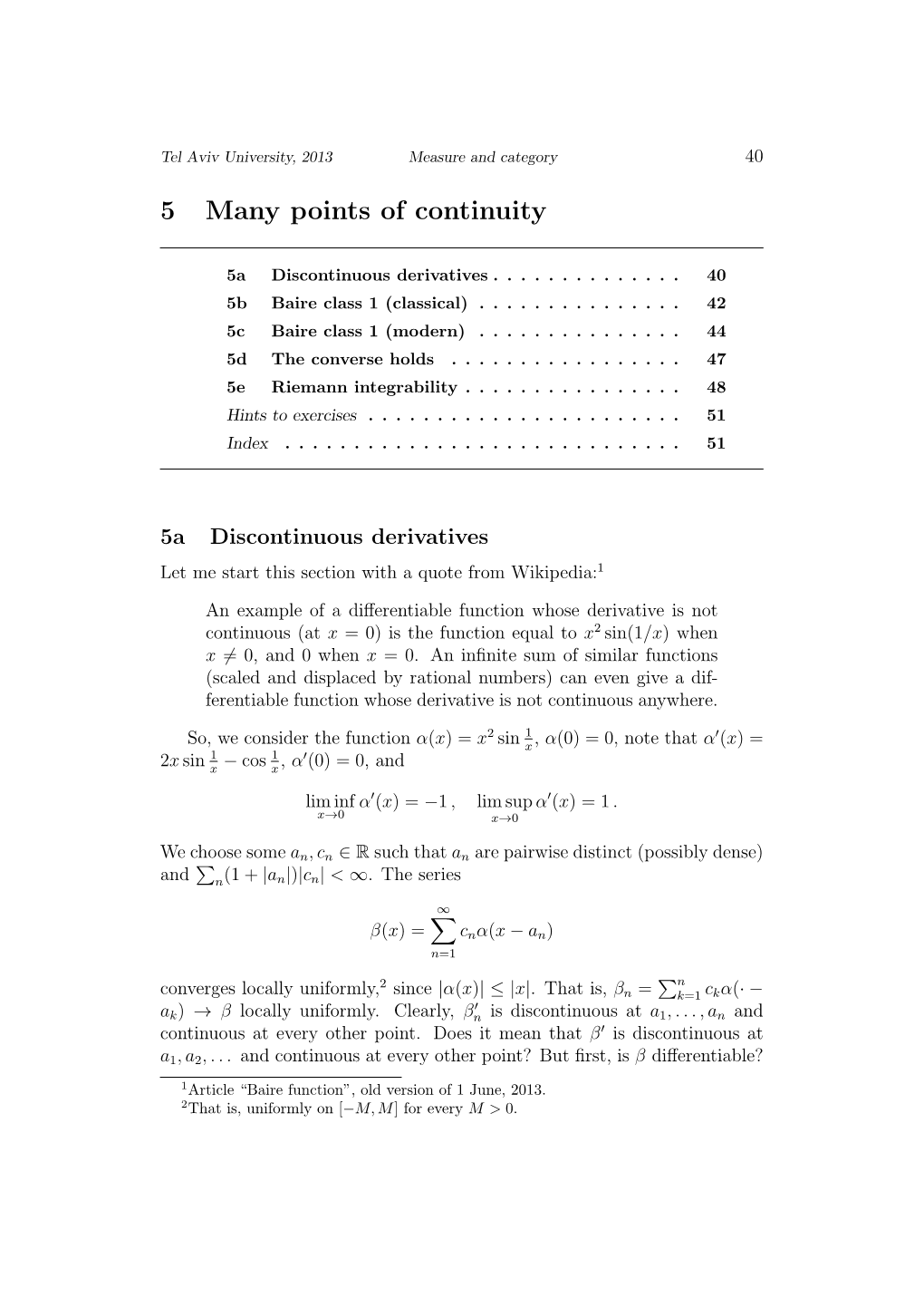 5 Many Points of Continuity