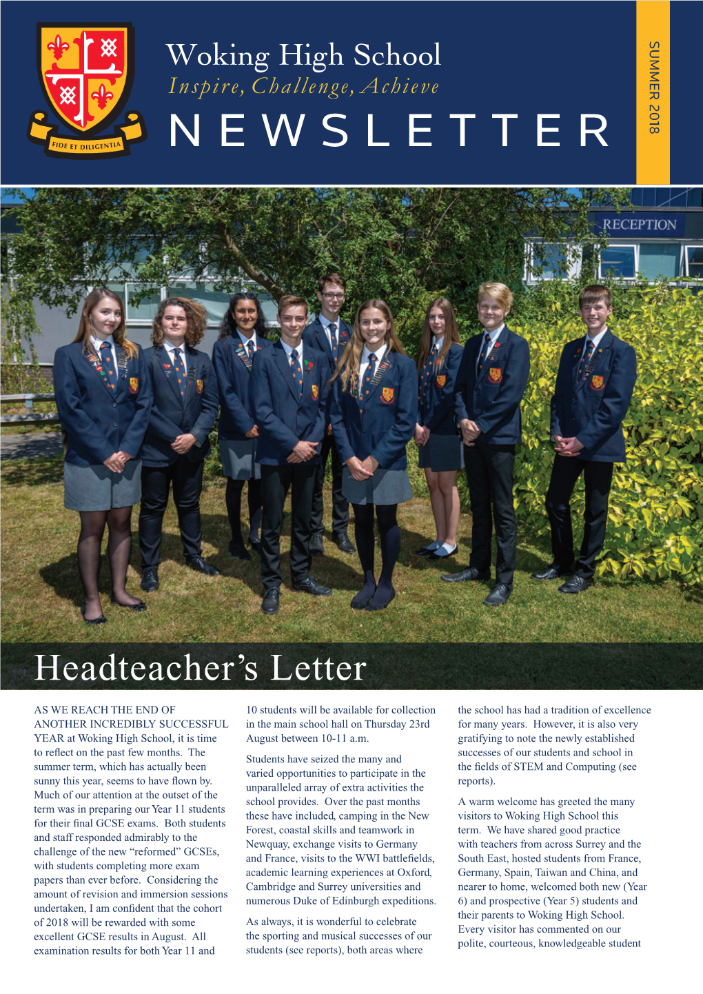 NEWSLETTER Headteacher: Jane Abbott