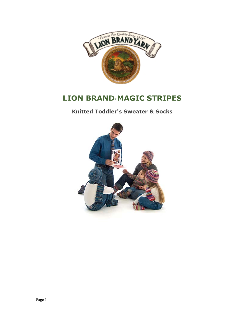 Lion Brand® Magic Stripes
