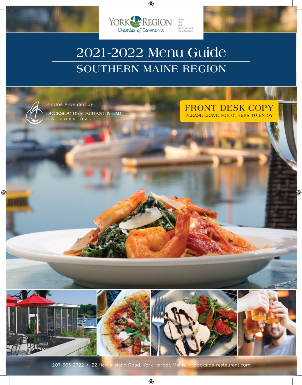 2021-2022 Menu Guide SOUTHERN MAINE REGION