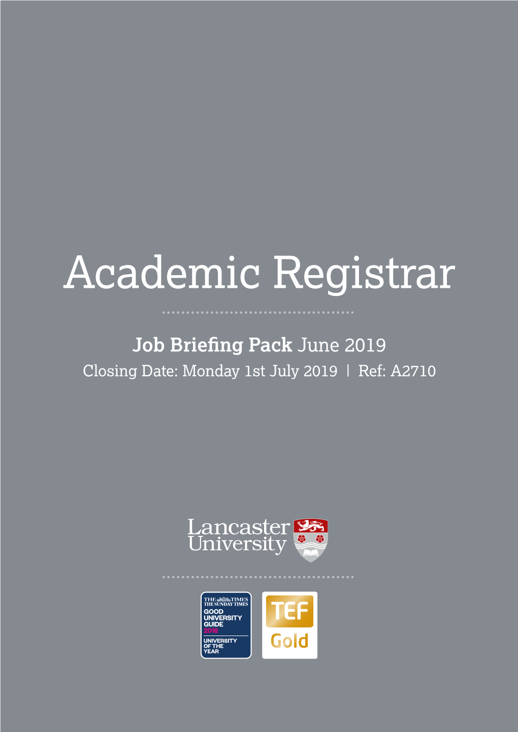 Academic Registrar
