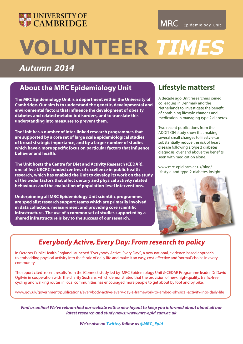 VOLUNTEER TIMES Autumn 2014