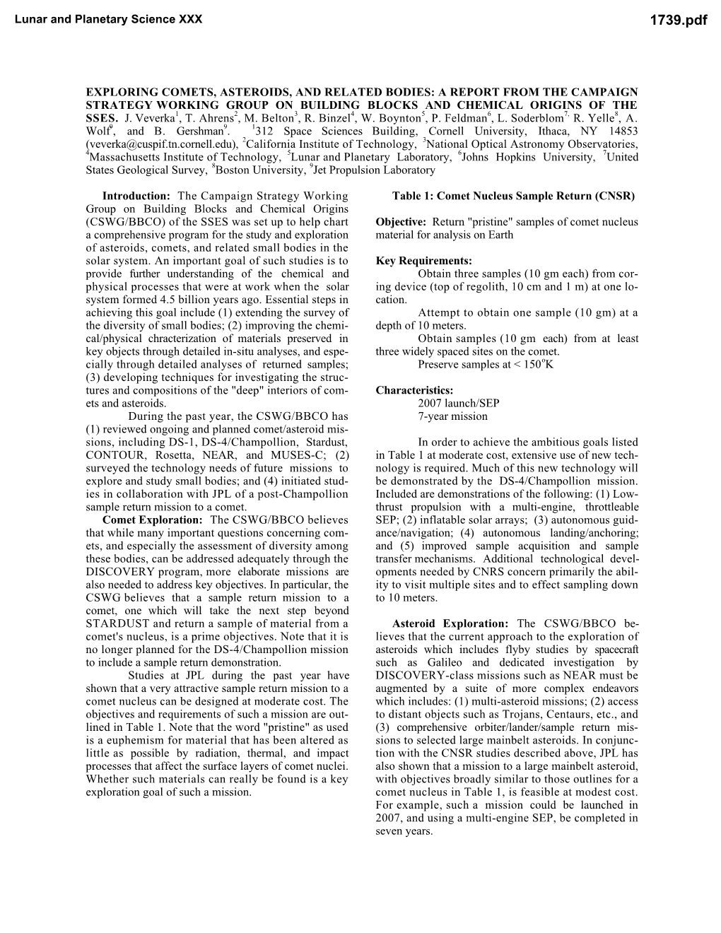 Exploring Comets, Asteroids, and Related Bodies: a Report from the Campaign Strategy Working Group on Building Blocks and Chemical Origins of the Sses